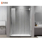 гостиница дверей ванной комнаты мысли 1.4мм алюминиевая сползая внутреннюю Фремлесс дверь туалета стеклянную