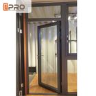 Подгонянные двери дизайна алюминиевые прикрепленные на петлях для двери шарнира двери нержавеющей стали зданий конструкции стеклянной прикрепляют на петлях черное
