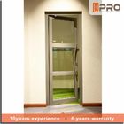 Раздвижные двери современного Bathroom стеклянные алюминиевые прикрепленные на петлях для hin двери двери жилого дома алюминиевого двойного прикрепленного на петлях нержавеющего