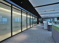 Древесина профиля матированного стекла алюминиевая разделяет двери для современного офиса