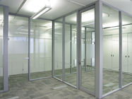 Ясная закаленная современная система стеклянного раздела офиса легкая для очищать
