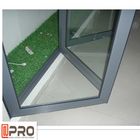 Энергосберегающий алюминиевый цвет складывая дверей высокотемпературный устойчивый опционный