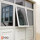 Дверь и Windows нормального размера алюминиевая одиночная стеклянная отбрасывают открытую верхнюю часть стиля повиснули алюминиевые окна повиснули верхнее окно