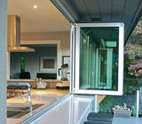 Домашняя безопасность горизонтальное алюминиевое Bifold Windows