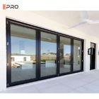 Алюминиевые сползая стеклянные двери внешнее огромное современное ISO9001 патио