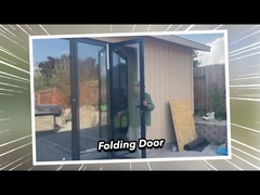 2 мм Алюминиевые двойные стеклянные высококачественные ветроустойчивые стеклянные дверцы высота 2,1 м