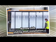 2 мм Алюминиевые двойные стеклянные высококачественные ветроустойчивые стеклянные дверцы высота 2,1 м