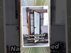 2 мм Алюминиевые двойные стеклянные высококачественные ветроустойчивые стеклянные дверцы высота 2,1 м