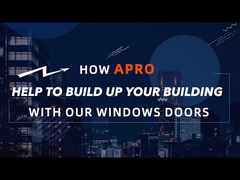 Настройка порошкообразной многофункциональной складной двери из алюминия с силиконовым герметиком