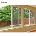 Алюминий или ПВК раздвижного окна бронзового цвета двойные застекленные водоустойчивые