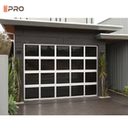 Современные умные алюминиевые двери гаража двери 8x7 гаража стеклянные промышленные секционные