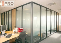 Офис сжатого дизайна современный разделяет декоративное ясное доказательство стены стеклянного раздела ядровое