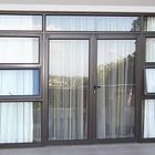 Алюминий безопасностью доказательства пули прикрепил на петлях двери с прокатанным стеклянным французским стилем стеклянная дверь ливня прикрепляет на петлях ливень шарниров