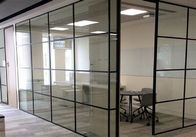 Передвижные современные разделы офиса, внутренний раздел штендера матированного стекла