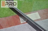 Алюминиевые изолируя стеклянные входные двери оси для двери стекла оси двери оси главного входа квартиры стеклянной прикрепляют на петлях современное