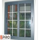 Анти- старея алюминиевые сползая двери патио для внутренним подгонянного домом окна цены цвета алюминиевого сползая