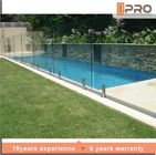 Стеклянная балюстрада Spigots 0.3mm загородки бассейна frameless алюминиевая