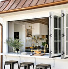 Домашняя безопасность горизонтальное алюминиевое Bifold Windows