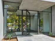 двери алюминиевой разбивочной оси 6A 27A стеклянные для современного дома