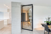 двери алюминиевой разбивочной оси 6A 27A стеклянные для современного дома