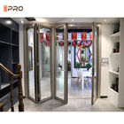 Внутренняя домашняя алюминиевая дверь ISO9001 гаража створки Bi одобрила