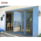 Внутренняя домашняя алюминиевая дверь ISO9001 гаража створки Bi одобрила